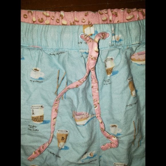 Coffee and Donuts Flannel PJ Pants (Part of a Set) - Picture 4 of 5